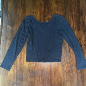 Abercrombie kids navy blue long sleeve top
